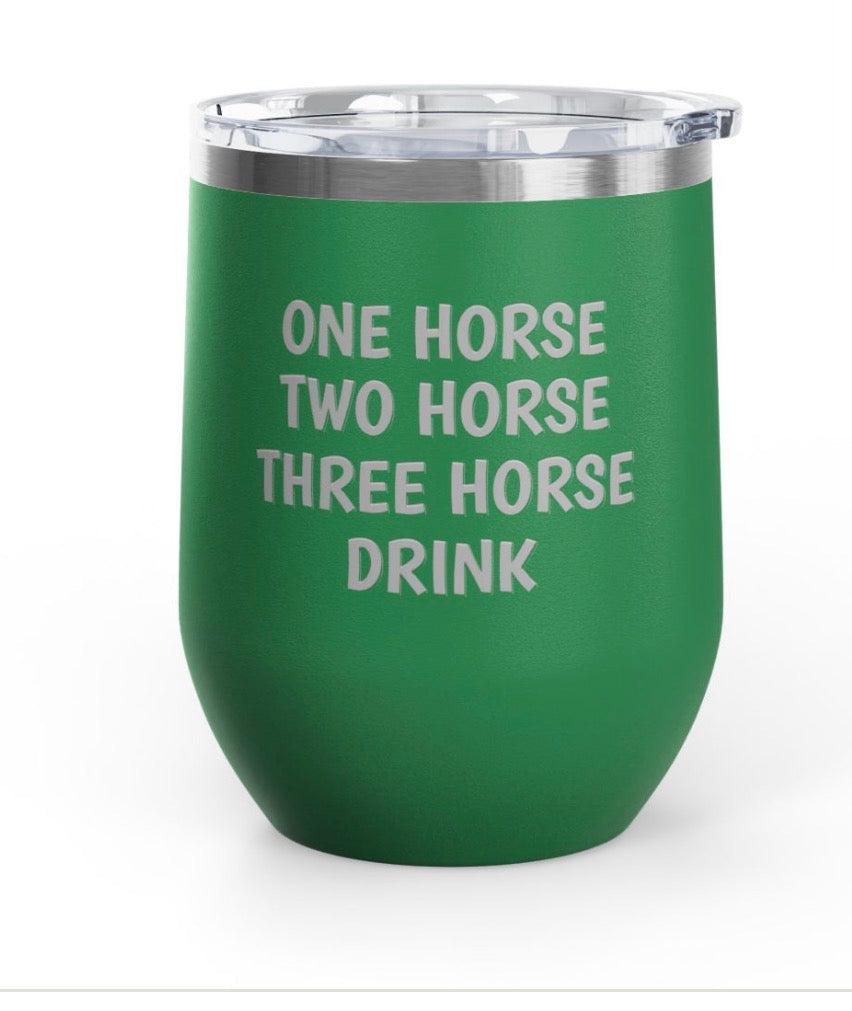 Wine Tumblers, 12 oz. - One/Two/Drink