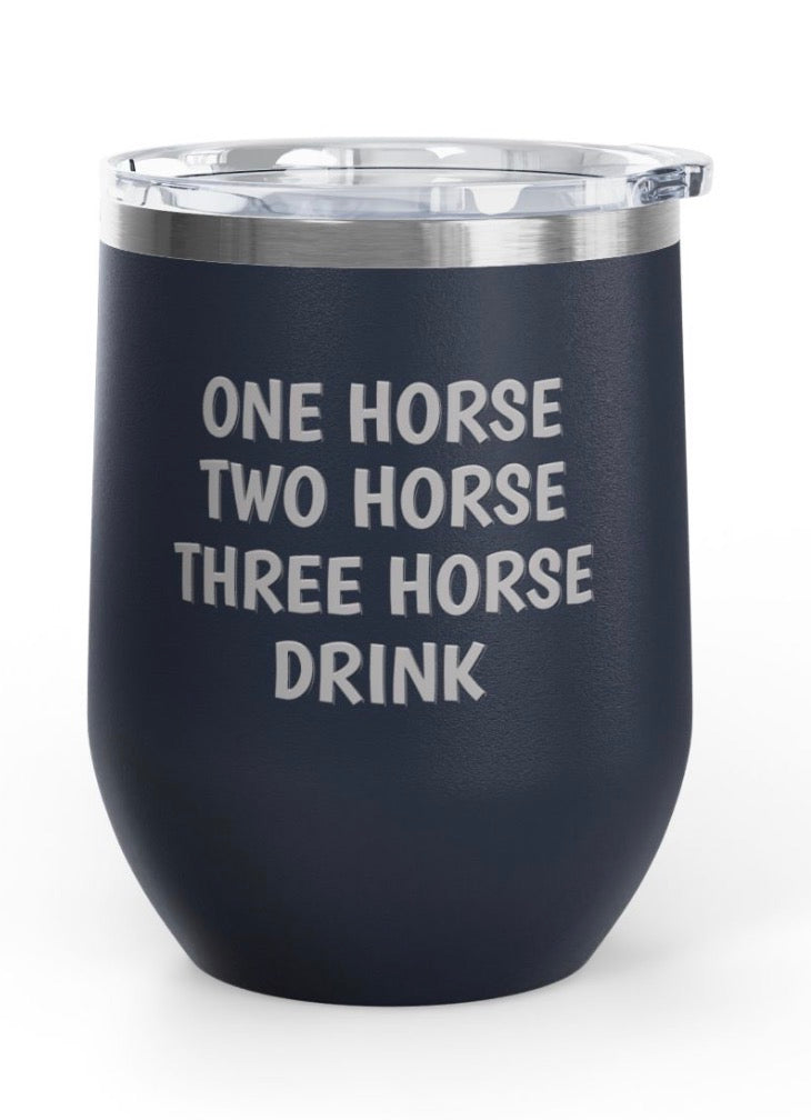 Wine Tumblers, 12 oz. - One/Two/Drink
