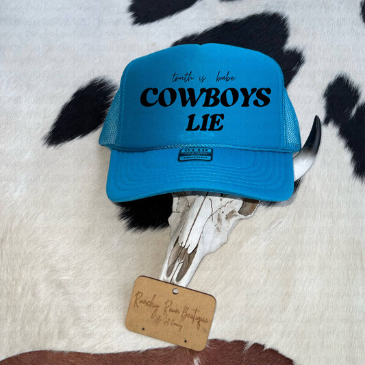 Cowboy’s Lie Western Trendy TruckerHat