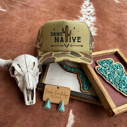 Dang Native Western Trucker Hat