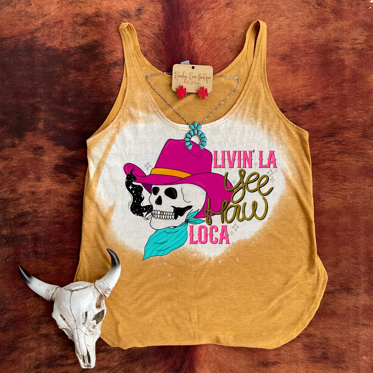 Livin’ La YeeHaw Loca Western Festival Tank Top
