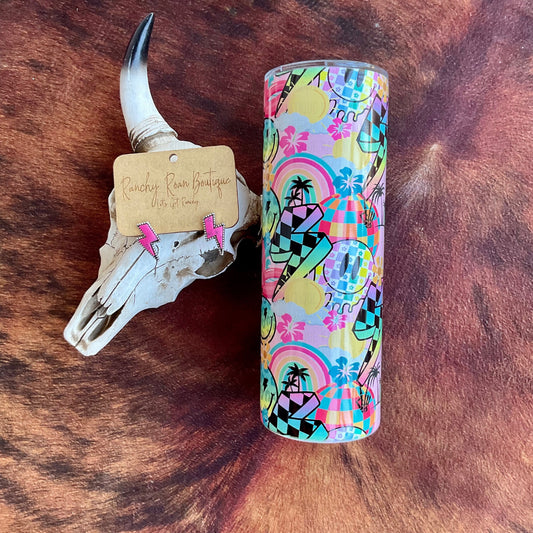 Retro Summer 20oz Skinny Tumbler