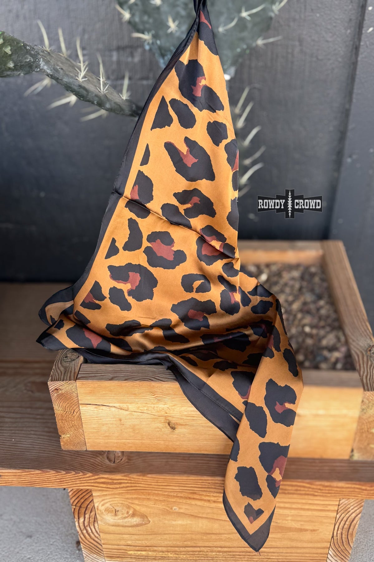 SMALL Lazy Leopard Wild Rag