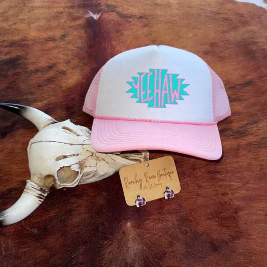 YeeHaw Aztec Western Foam Trucker Hat