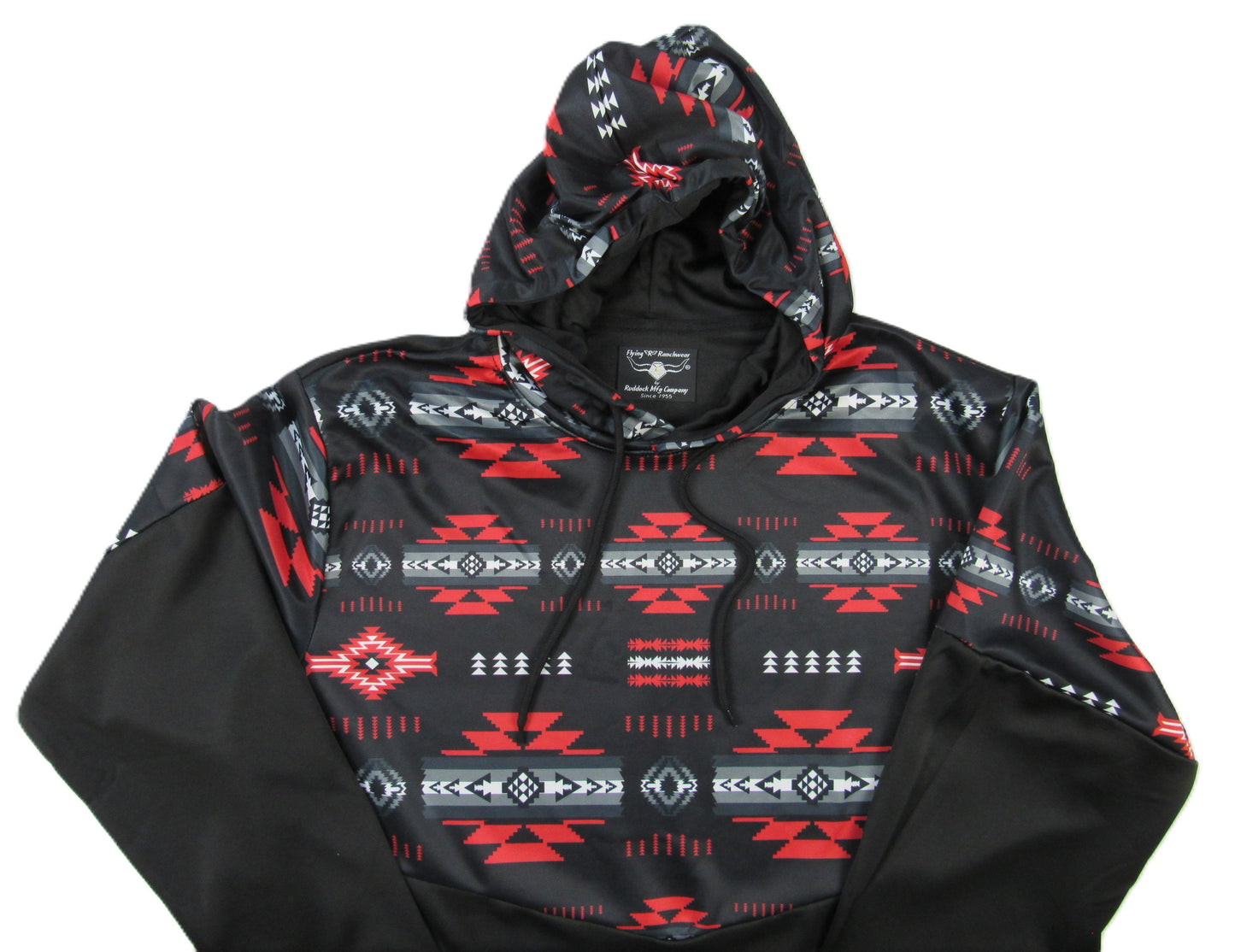 Flying R Ranchwear - Performance Thermal Hoodie - Southwest Print - Red