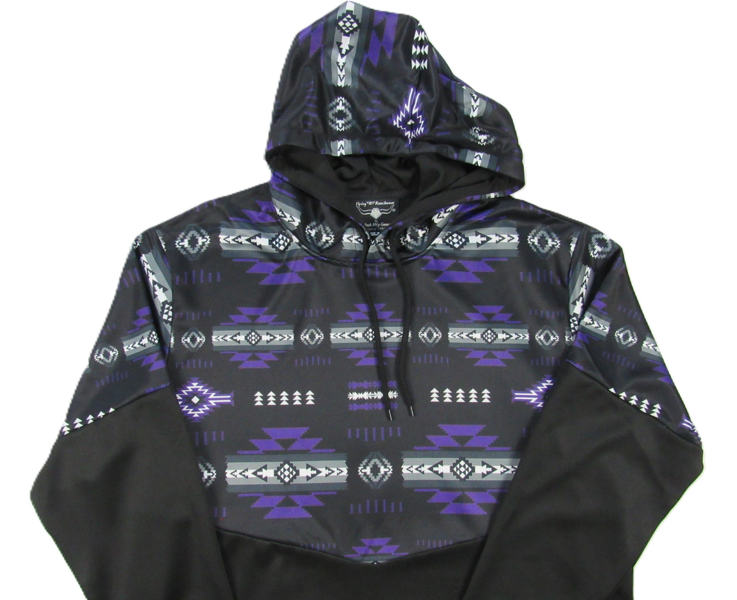 Flying R Ranchwear - Performance Thermal Hoodie - Southwest Print - Purple