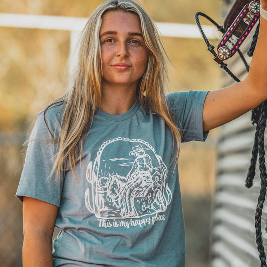 Happy Place Silhouette Tee