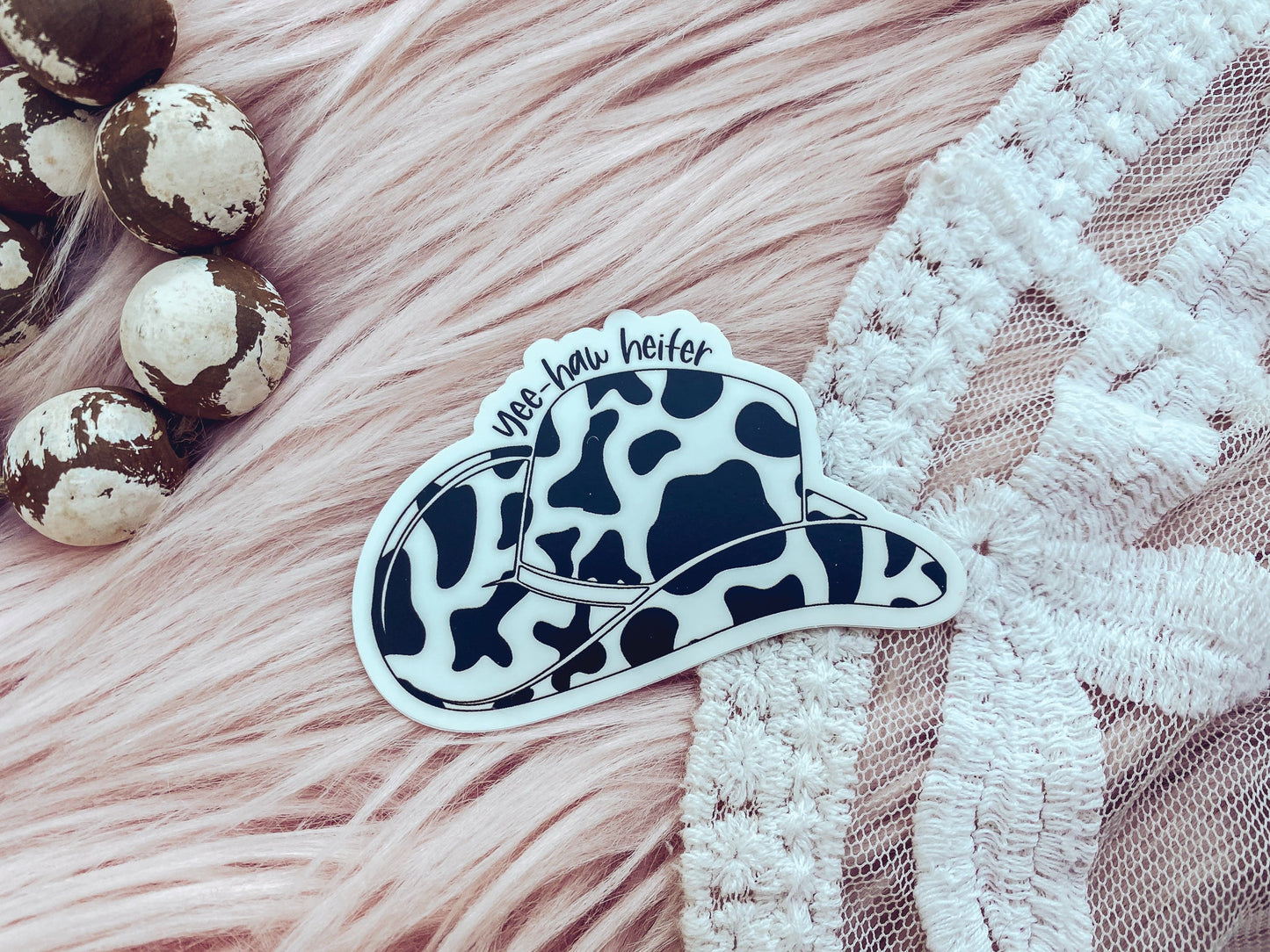 Yee-Haw Heifer - Sticker