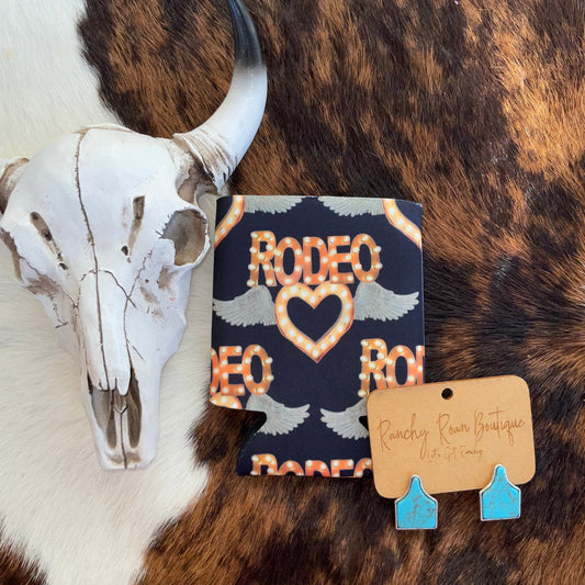 Rodeo Wings Western Koozie