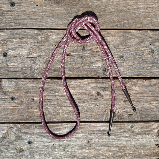 Pink Rhinestone Western Bolo Tie #BT101