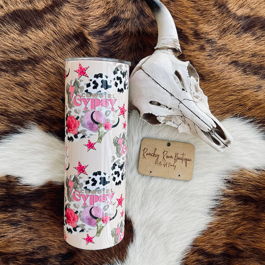 Cowgirl Gypsy 20oz Skinny Tumbler