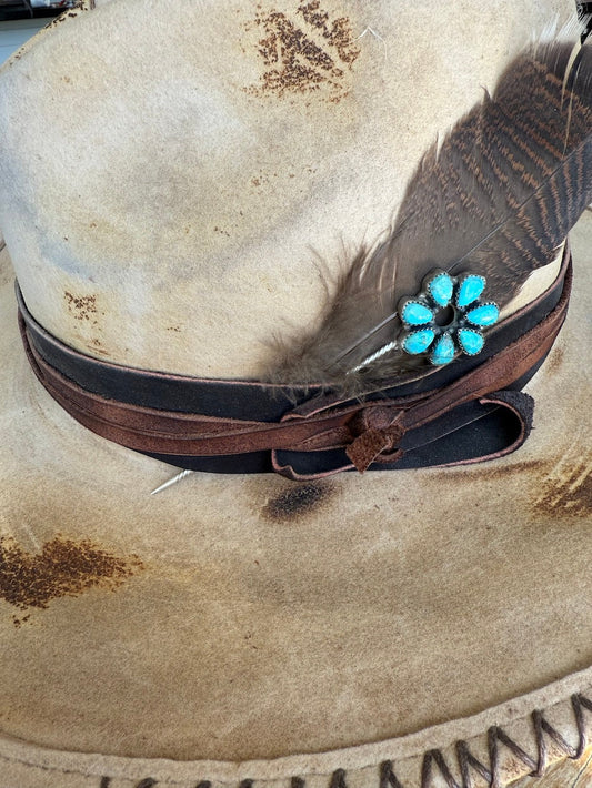 Kingman Turquoise Hat Pin