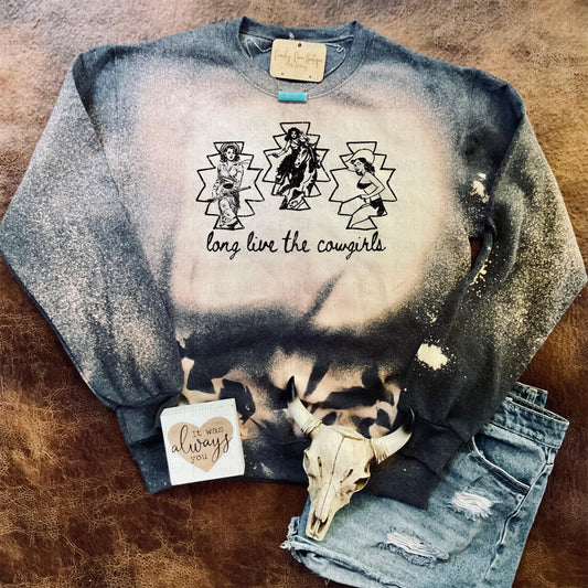 Long Ling the Cowgirls Vintage Western Sweatshirt