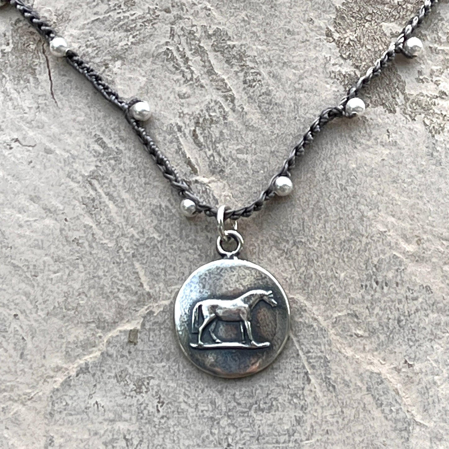 Sterling Wedgewood Stubbs Horse Necklaces