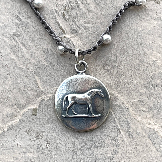 Sterling Wedgewood Stubbs Horse Necklaces