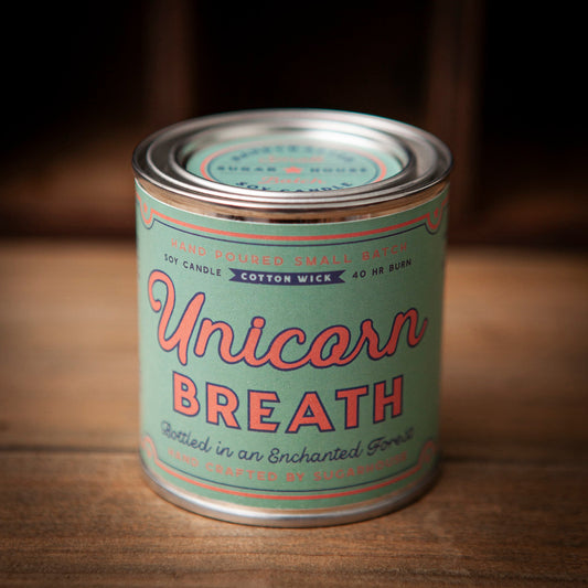 Unicorn Breath Soy Paint Can Candle