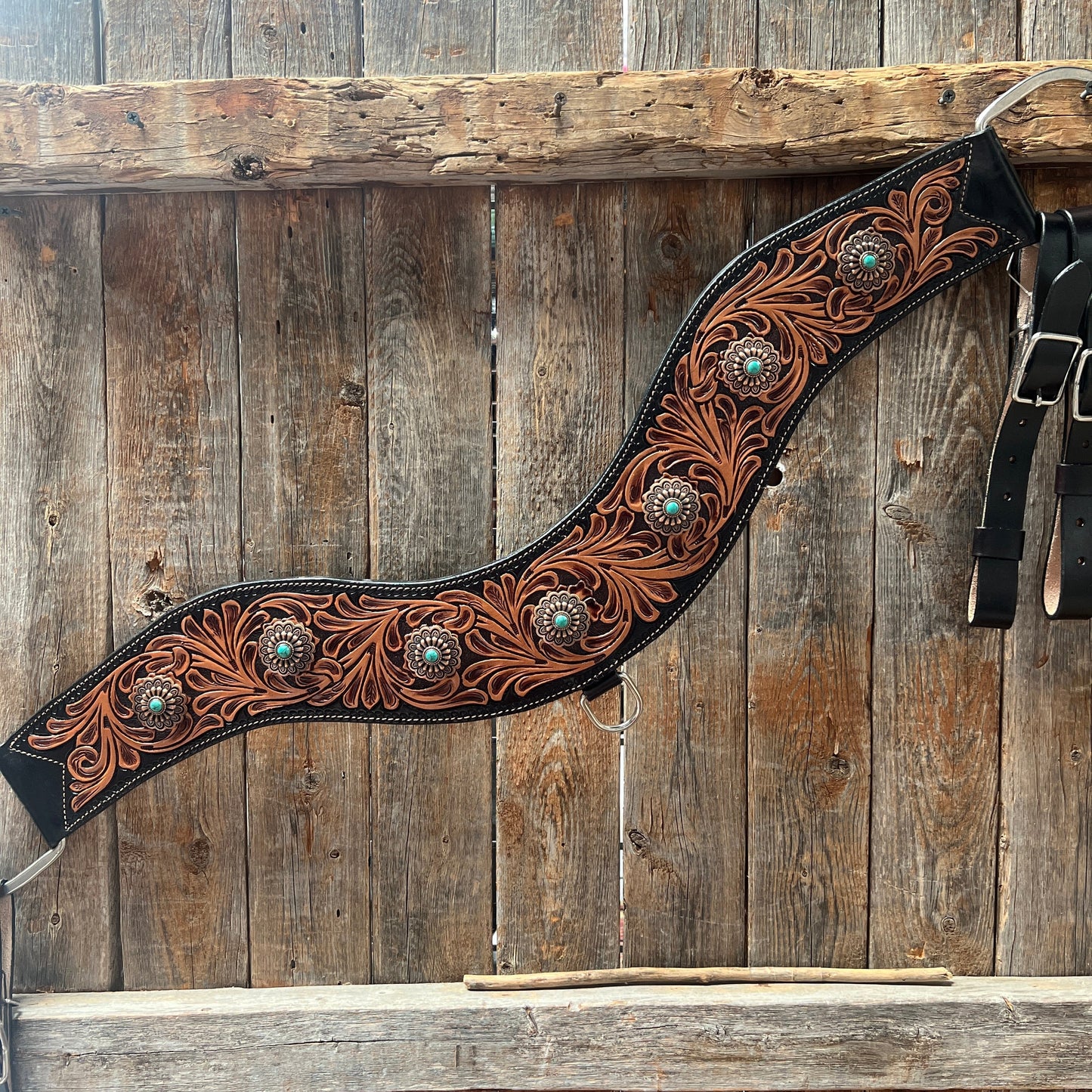 Floral Tripping Floral Turquoise Collar #TRIP3