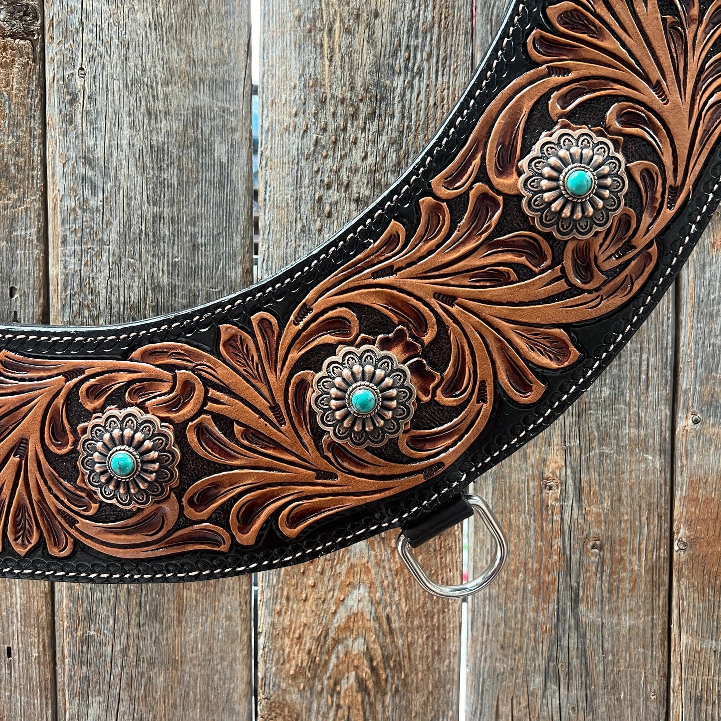 Floral Tripping Floral Turquoise Collar #TRIP3