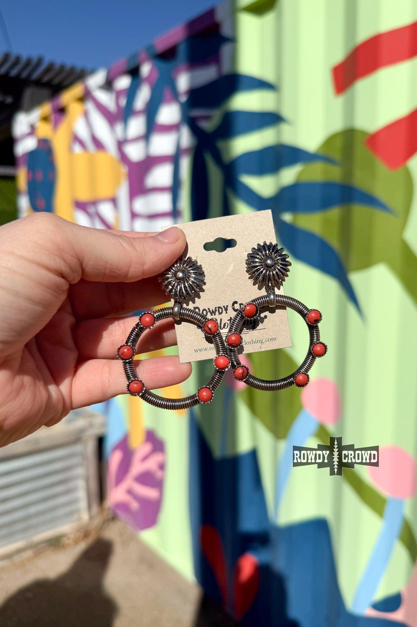Red Hondo Earrings