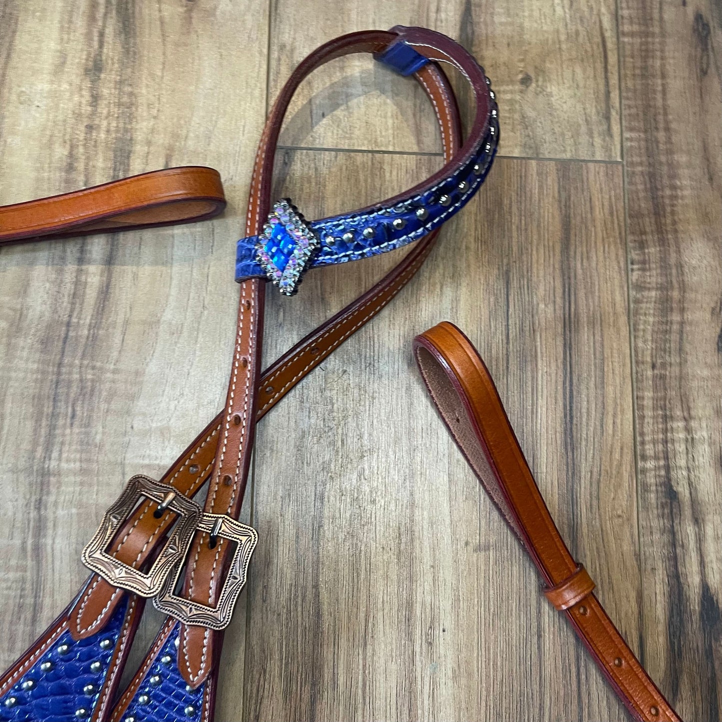 Made to Order Western Tack Set - Deep Blue (BHT003)