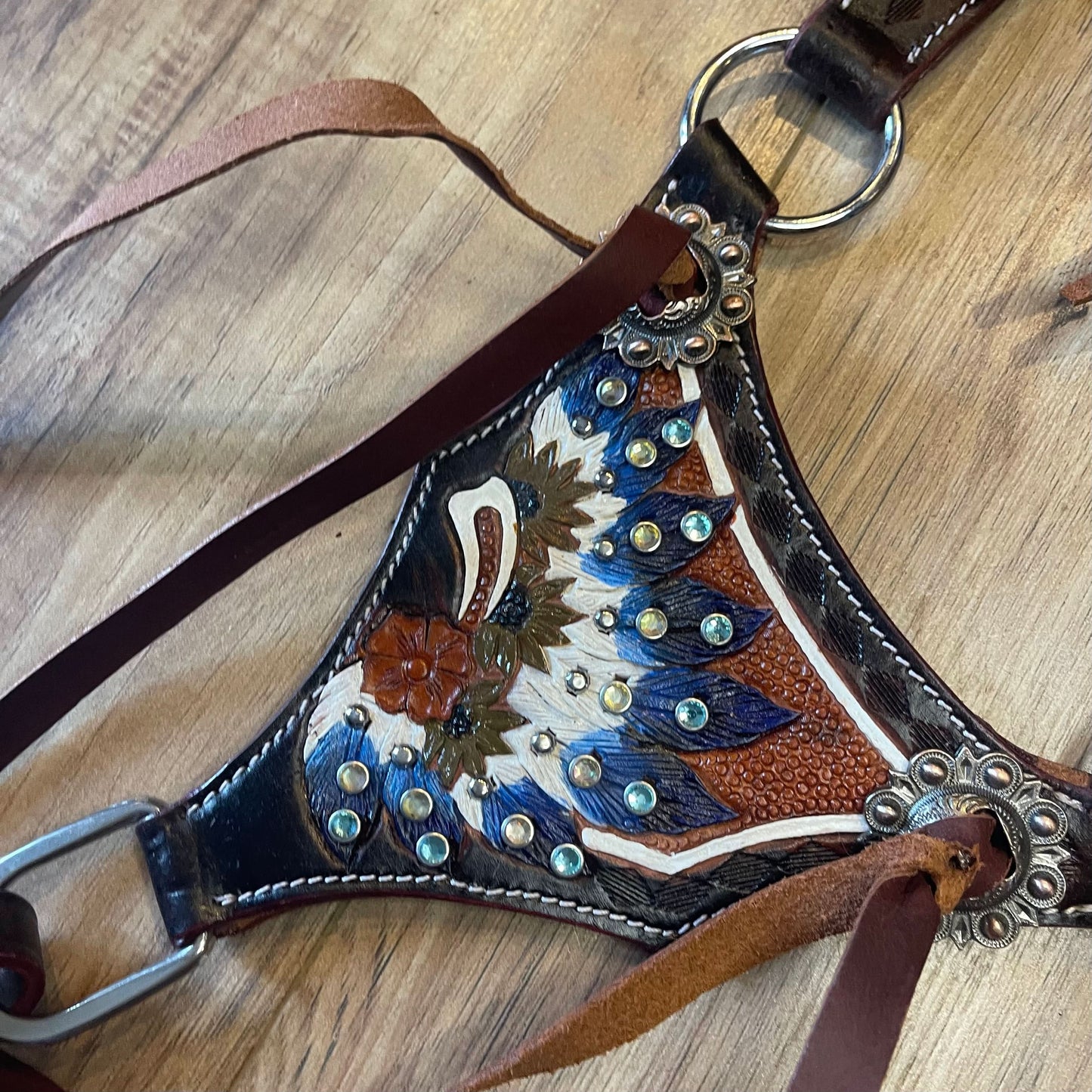 Made to order| Boho inspired Western tack set| barrel racing tack sets| Headstall (BHT051)