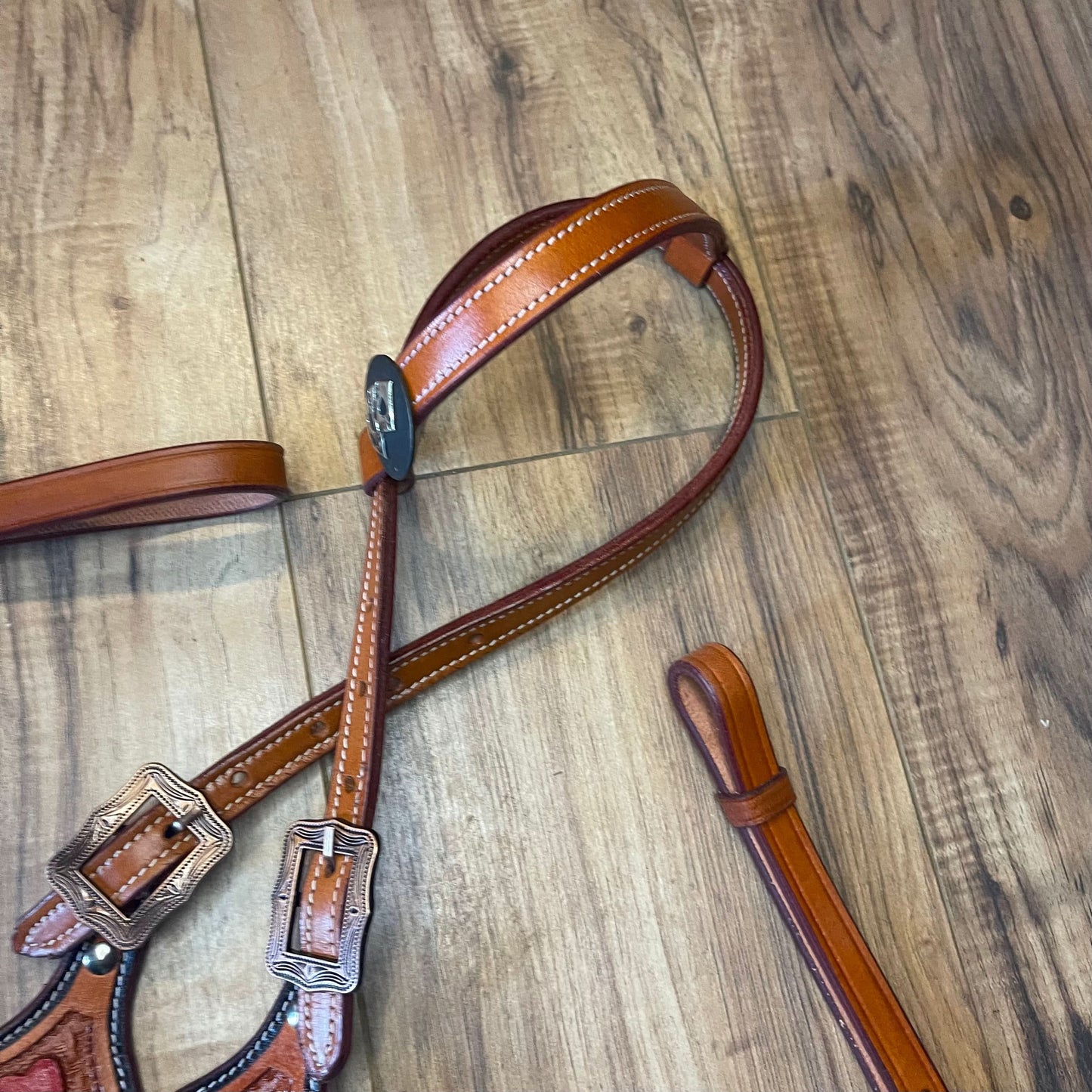 Made to order Playing Card Western Horse Tack Set – Leather Bridle & Breast Collar for Barrel Racing and Rodeo (BHT009)