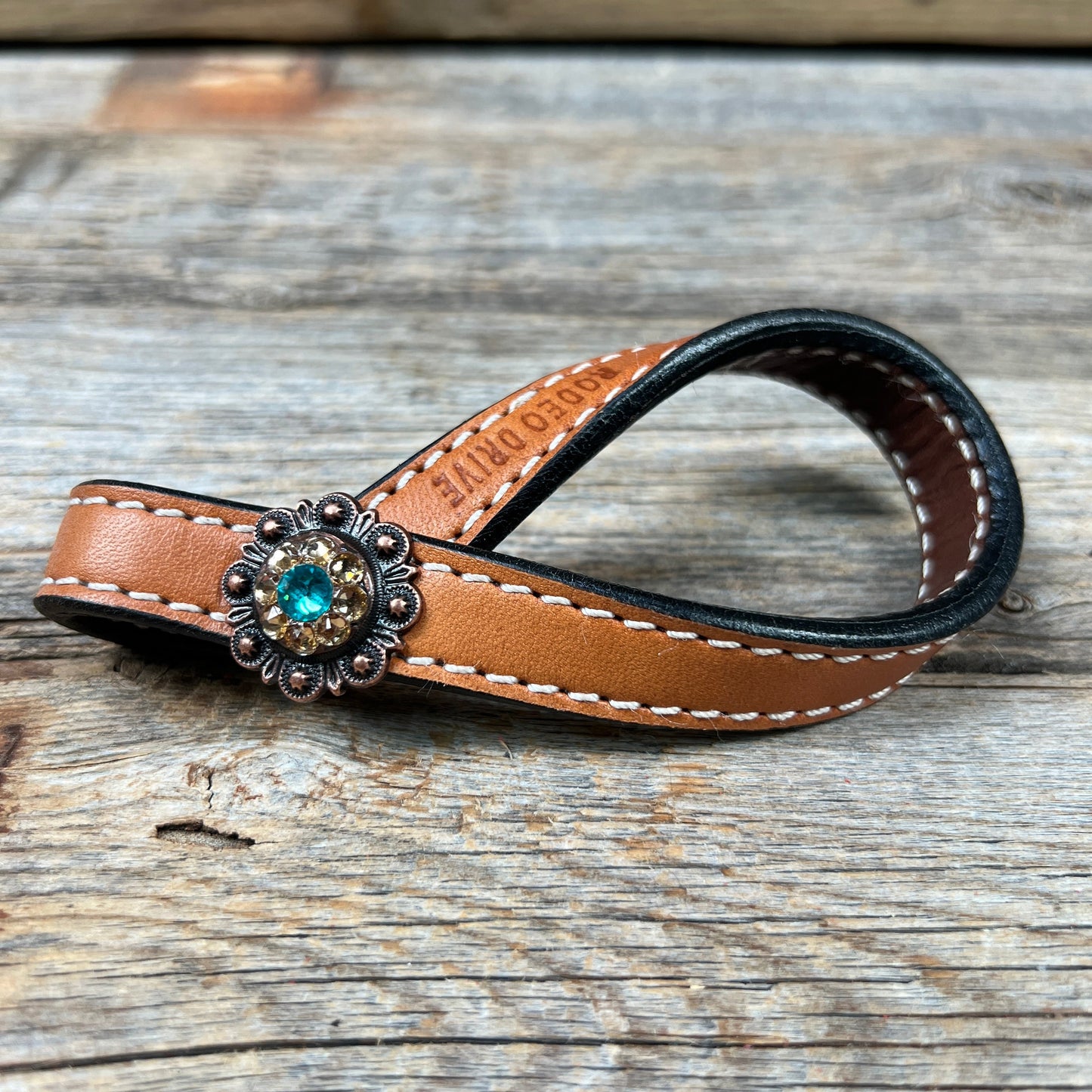 Crystal Light Oil Rustic Tie Down Keepers