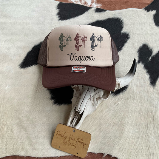 Vaquera Saddle Western Foam Trucker Hat