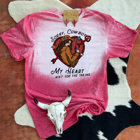 Sorry Cowboy Western Tee