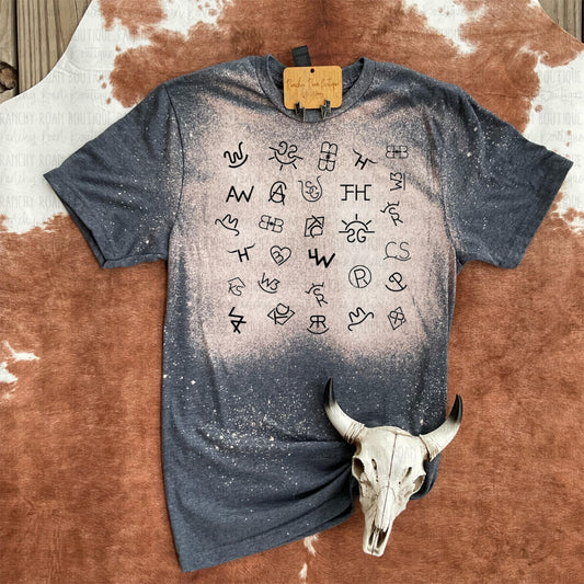 Cattle Brand Western Tee