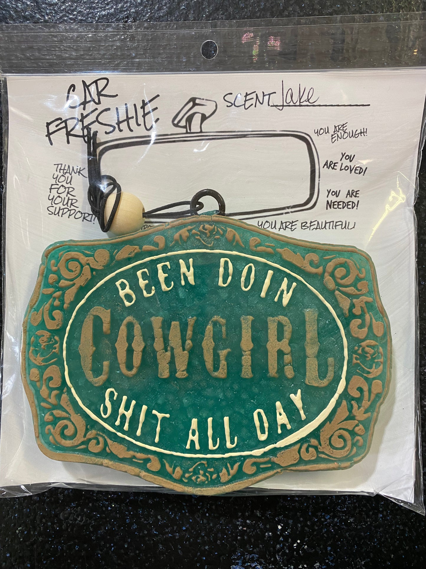 Cowgirl Buckle Freshie