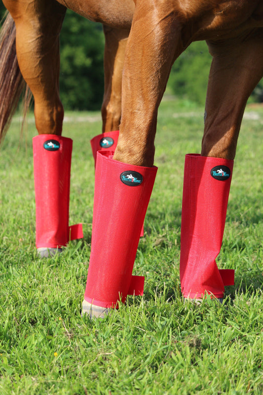 Red Stomp Stopper Fly Boots