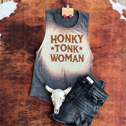Honky Tonk Woman Western Festival Muscle Tank