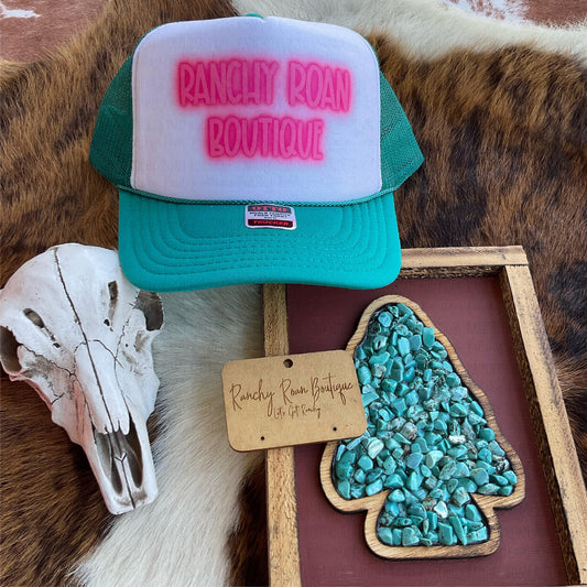Custom Boutique Logo Western Foam Front Trucker Hat