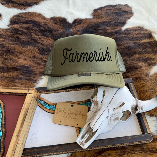 Farmerish  Western Foam Front Trucker Hat