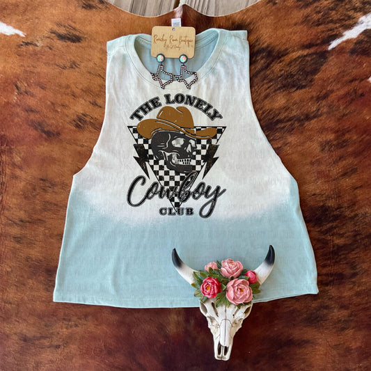 Lonely Cowboy Club Crop Top
