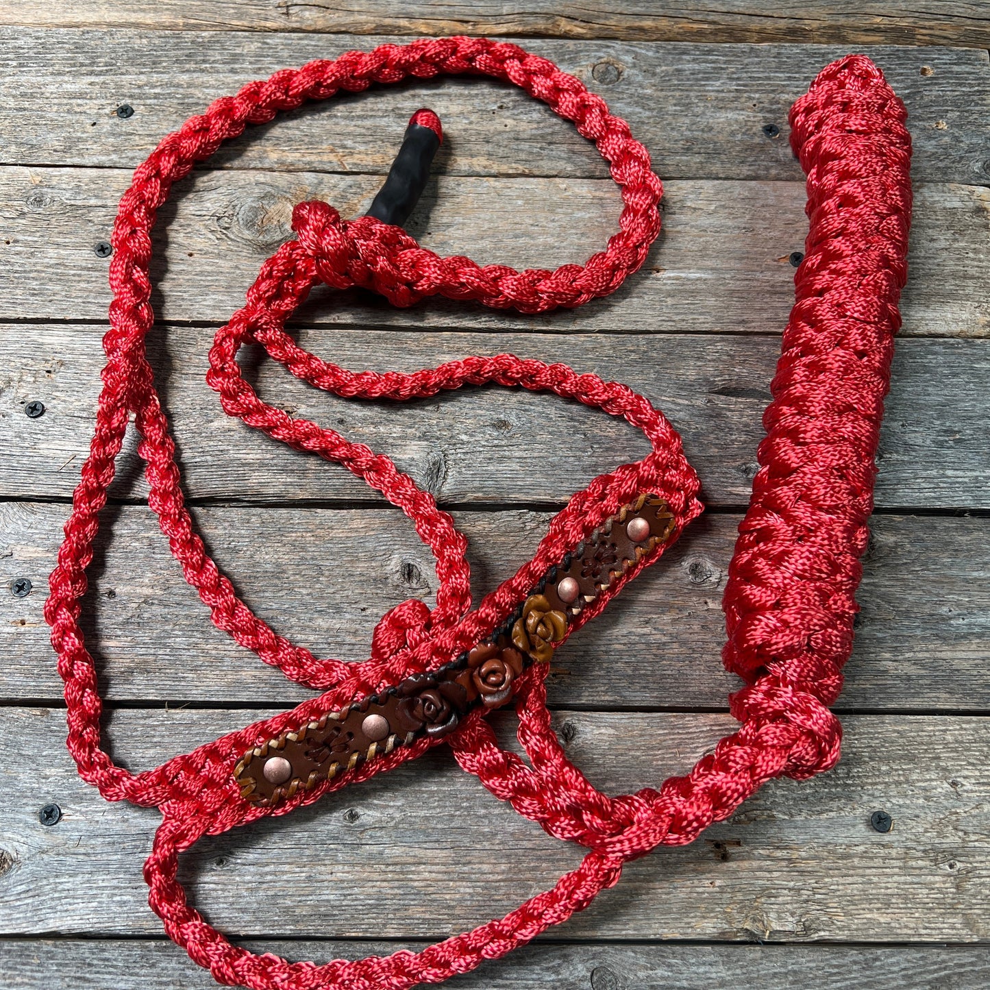 Red Mule Tape Rose Halter
