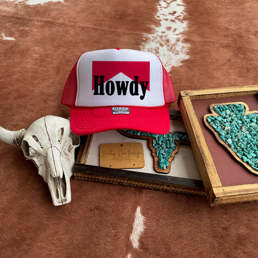 Howdy Western Foam Front Trucker Hat