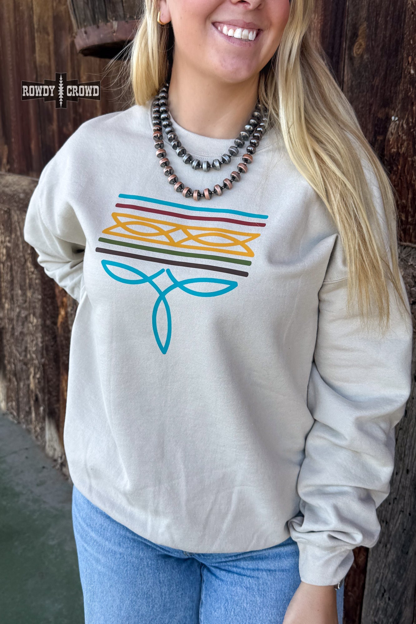 Bonfire Boot Stitch Sweater