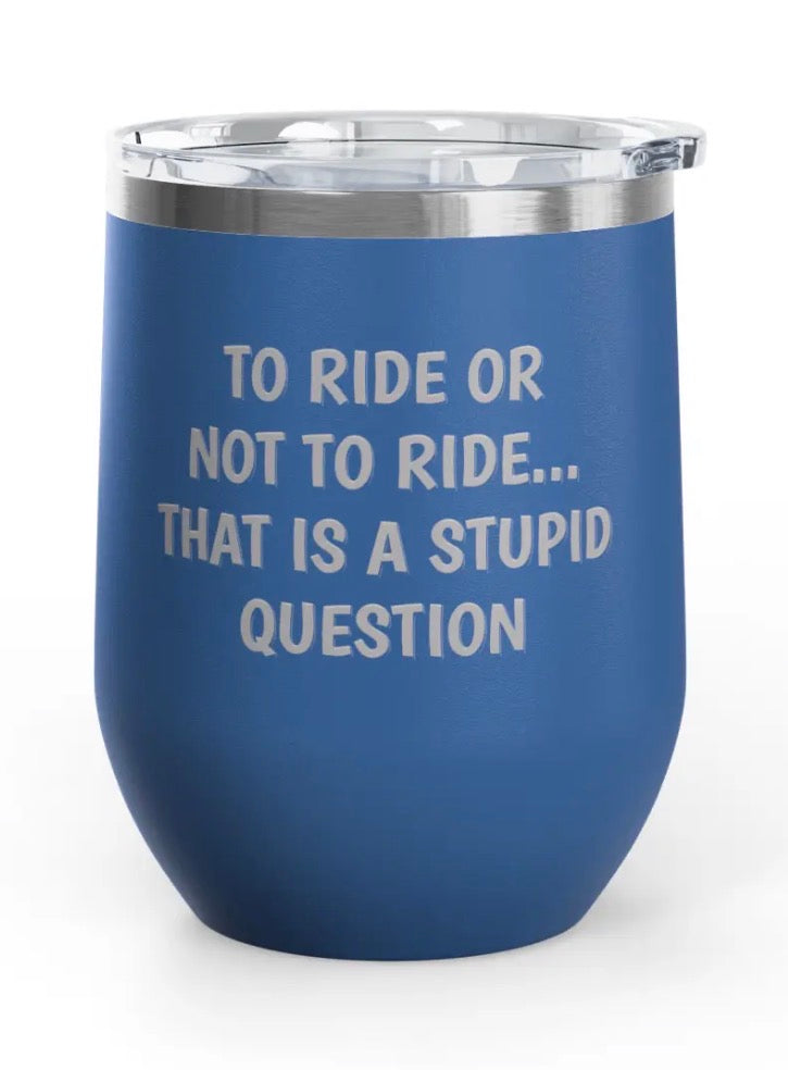 Wine Tumbler, 12oz - Stupid Question