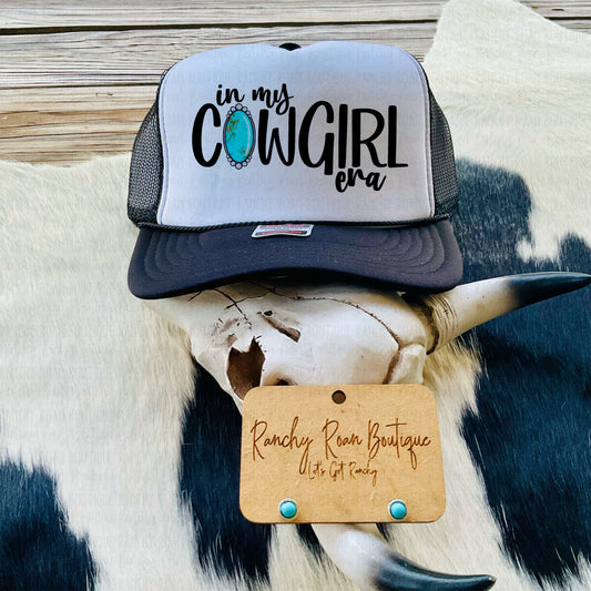 In My Cowgirl Era Western Foam Front Trucker Hat