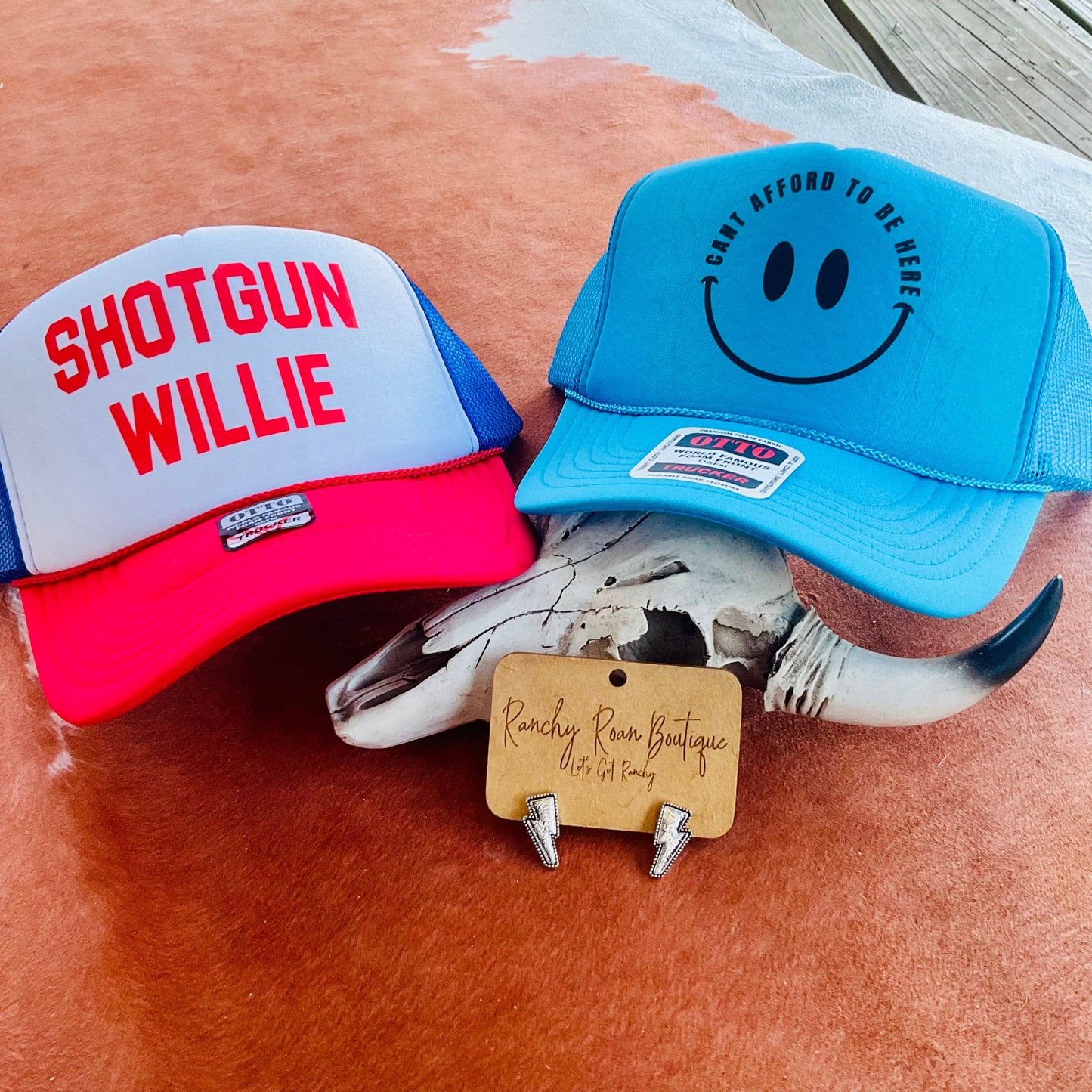 Shotgun Willie American Western Trucker Hat