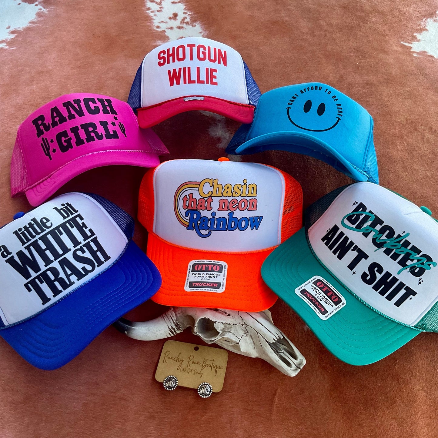 I Can’t Afford to Be Here Western Trucker Hat