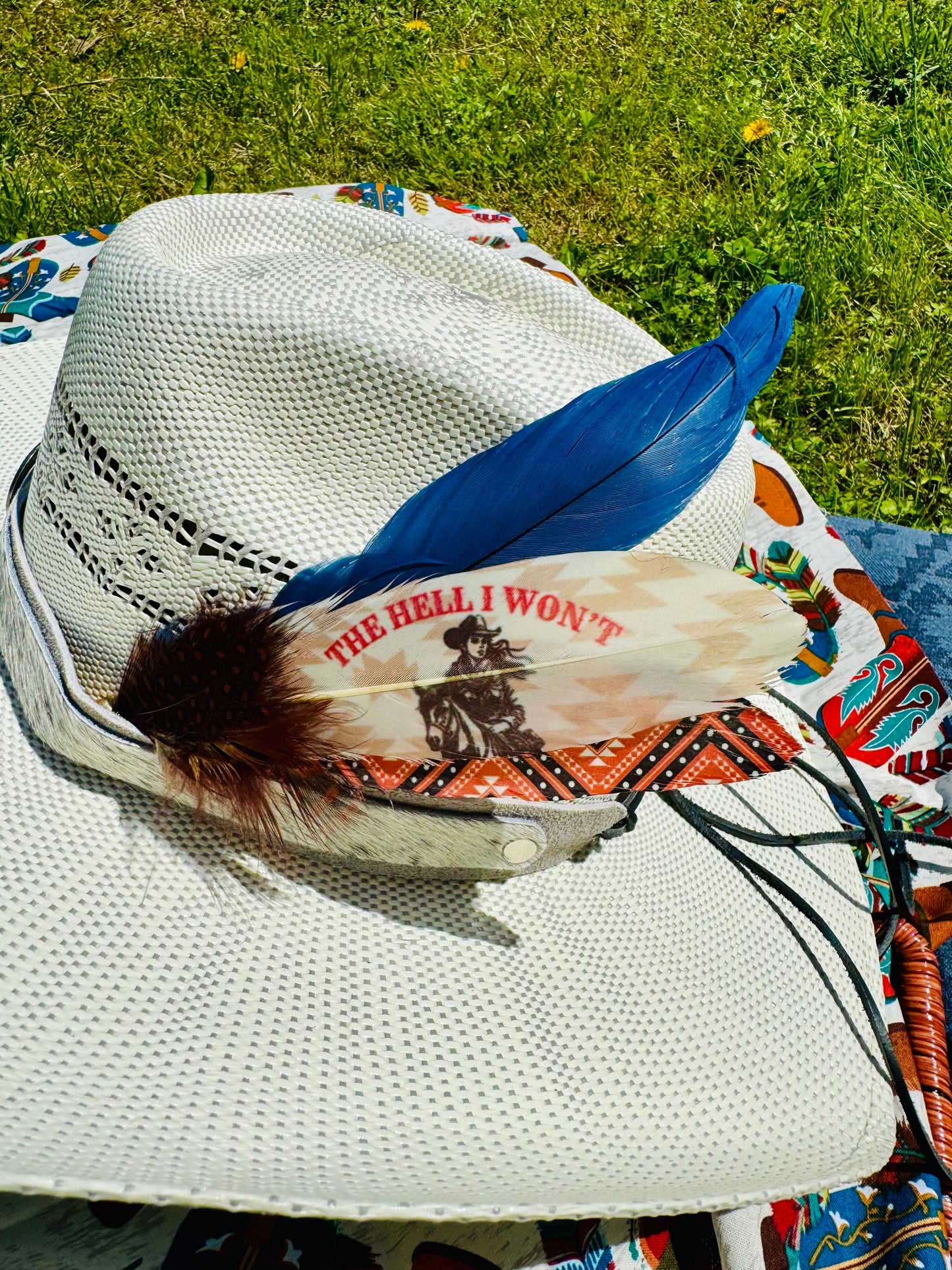 The Hell I Won’t Hat Feather