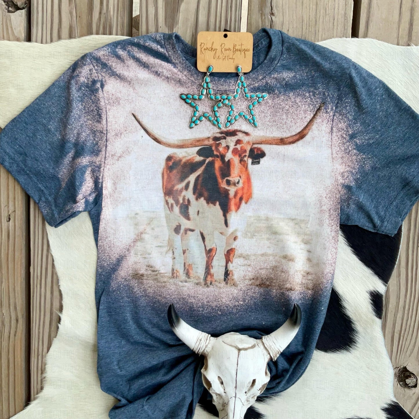 Longhorn Western Tee