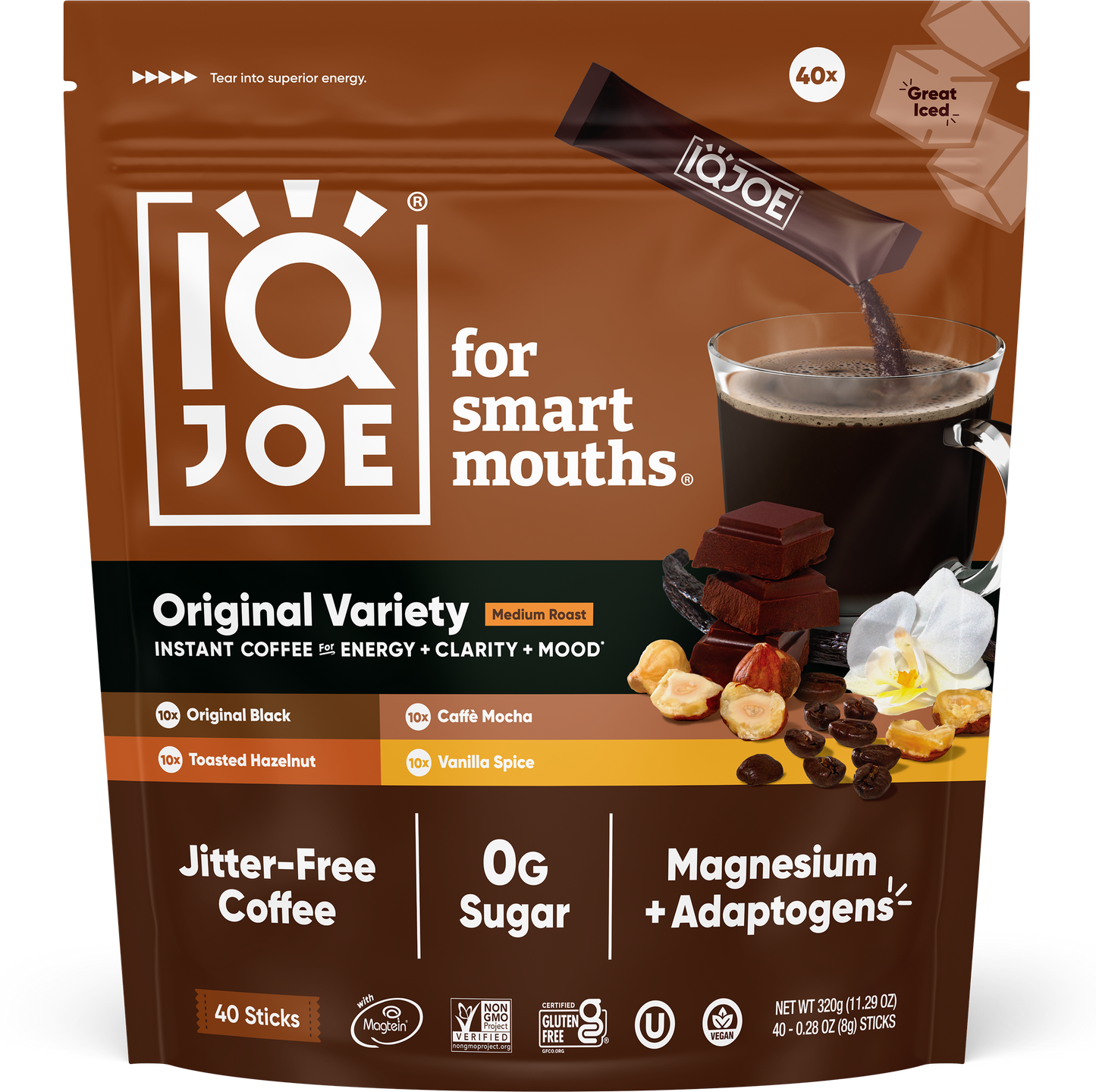 IQJOE Original Variety (40 Sticks)