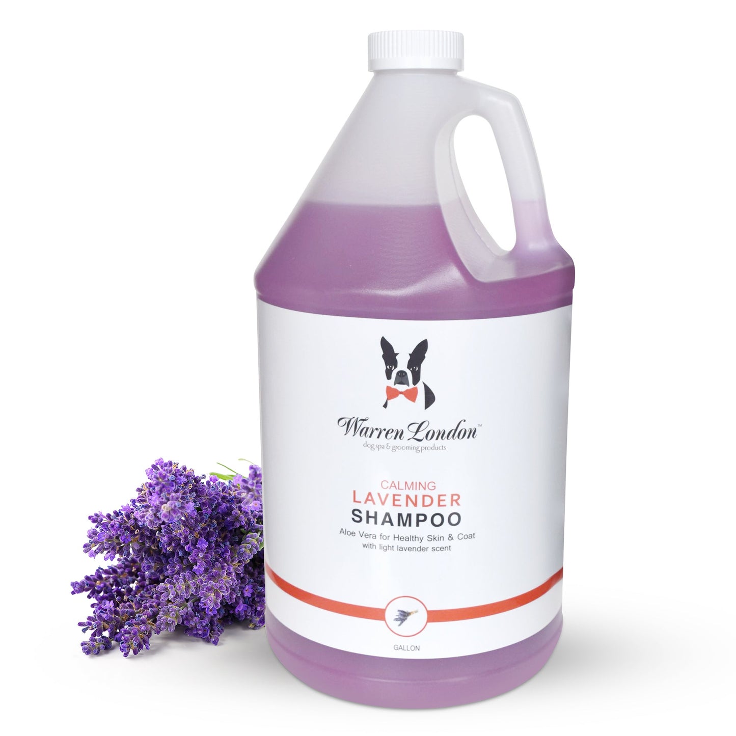 Calming Lavender Dog Shampoo w/Aloe Vera & Essential Oils - Professional Size