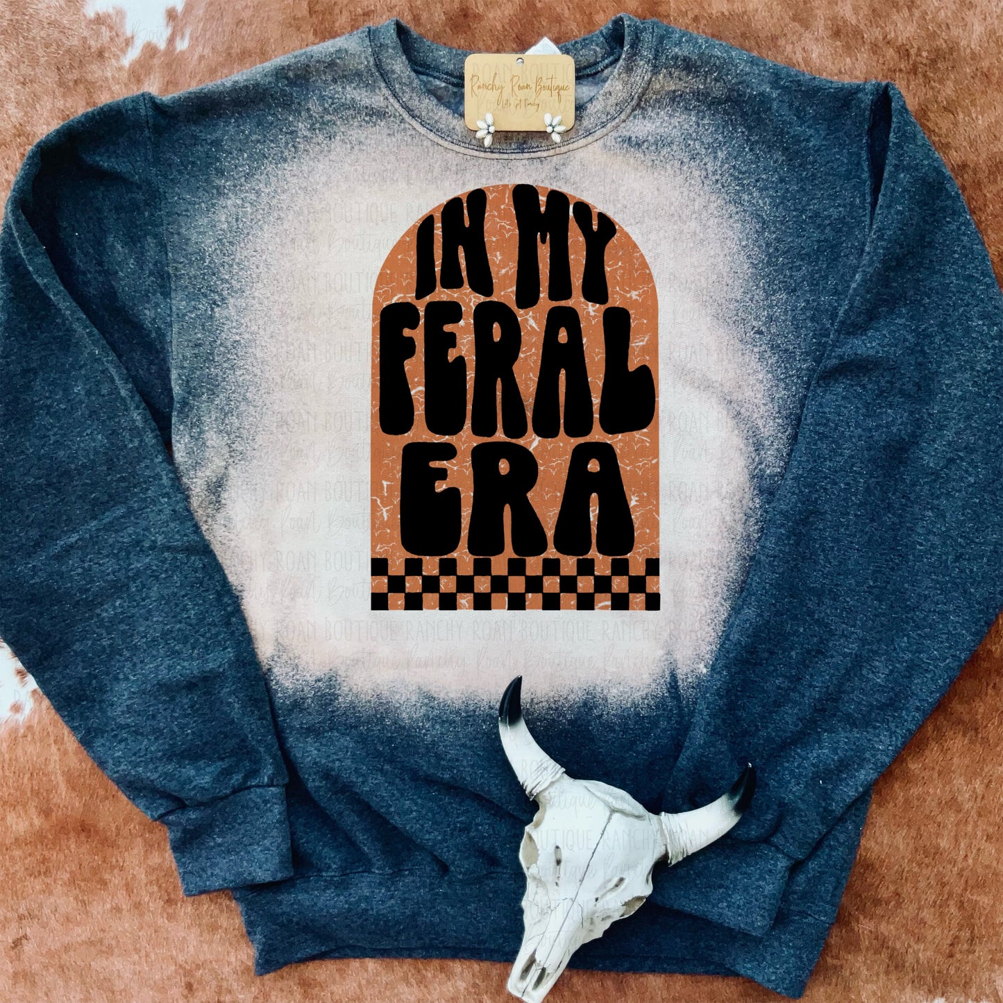 In My Feral Era Western Graphic Sweatshirt