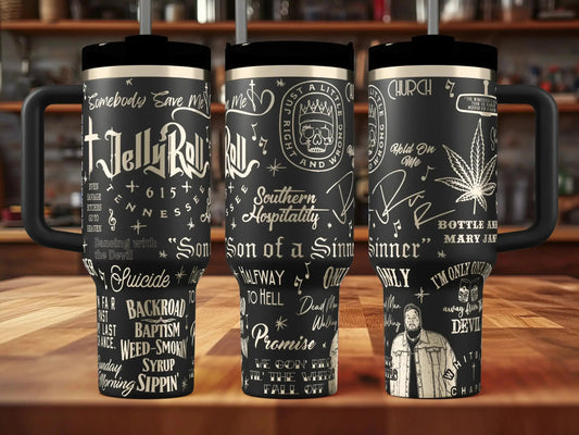 Jelly Roll Engraved Tumbler | Genuine Stanley