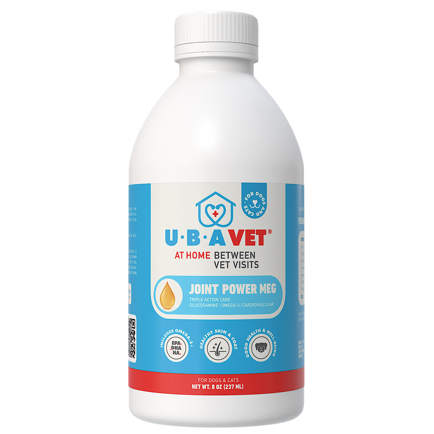 UBAVET Joint Power MEG Maximum Joint Support Liquid for Dogs & Cats